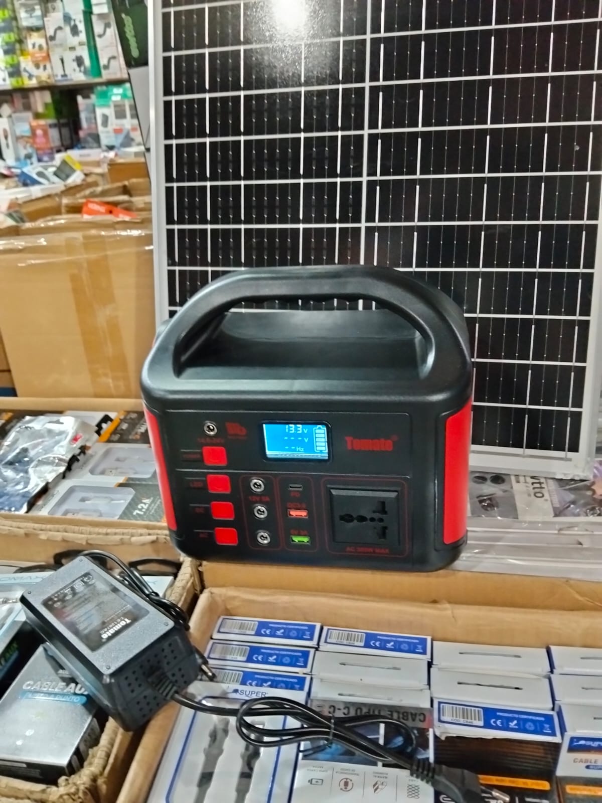 kit solar 300W con panel solar Cod:1450 driver:01