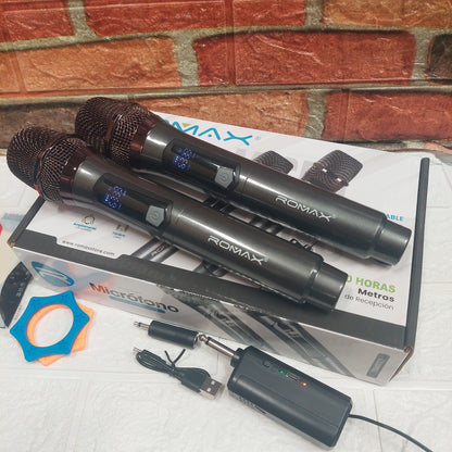 Microfono pack x 2 Cod:5054 Driver:01