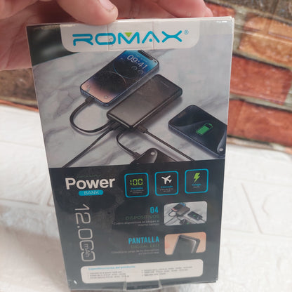 Bateria portatil 12000mah Cod:3369 Driver :01