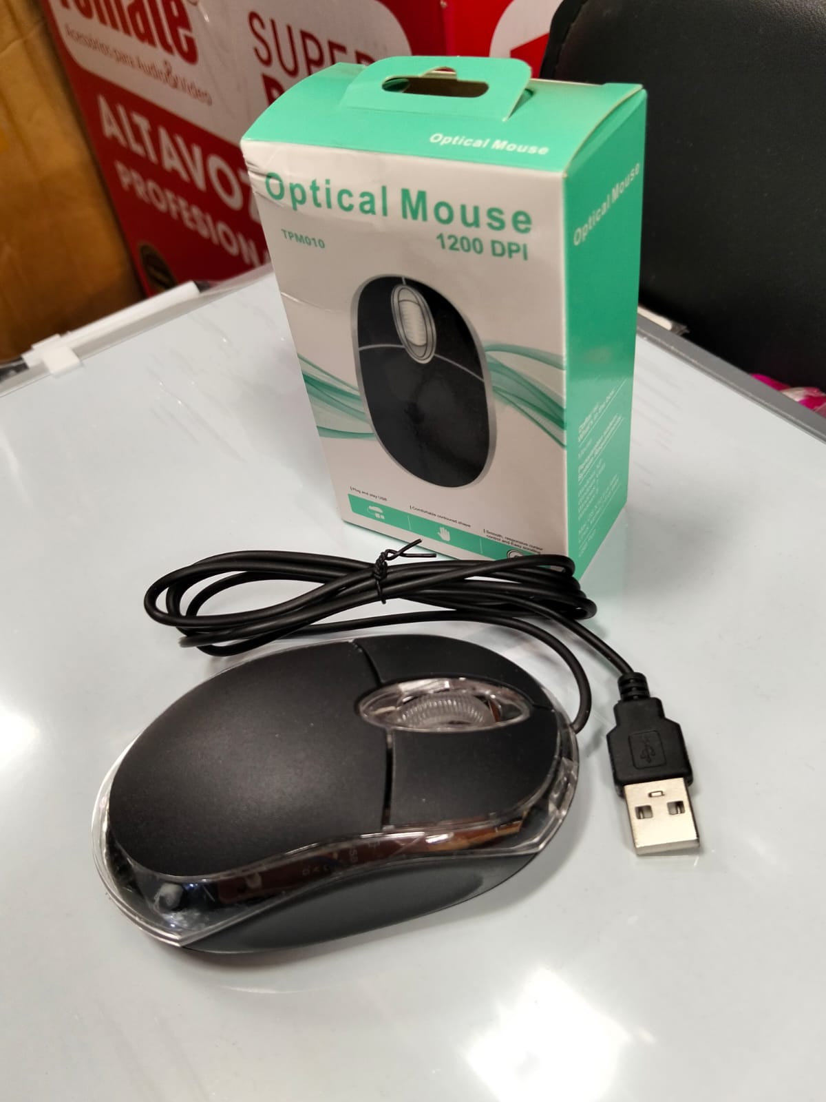 mouse optico de cable Cod:1237 driver:01