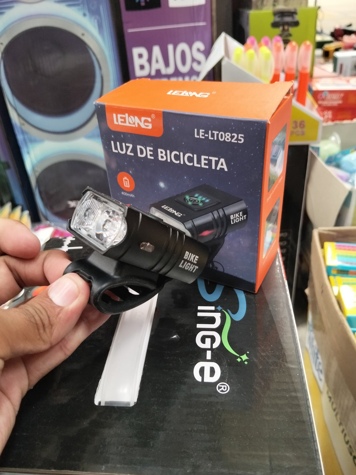 Linterna recargable para bicicleta Cod:1428 driver:01
