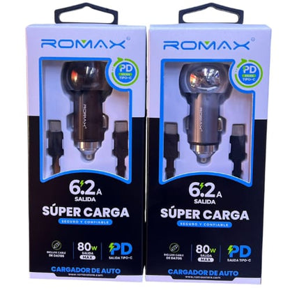 cigarrera cargador 80W tipo C Cod:1327 driver:02