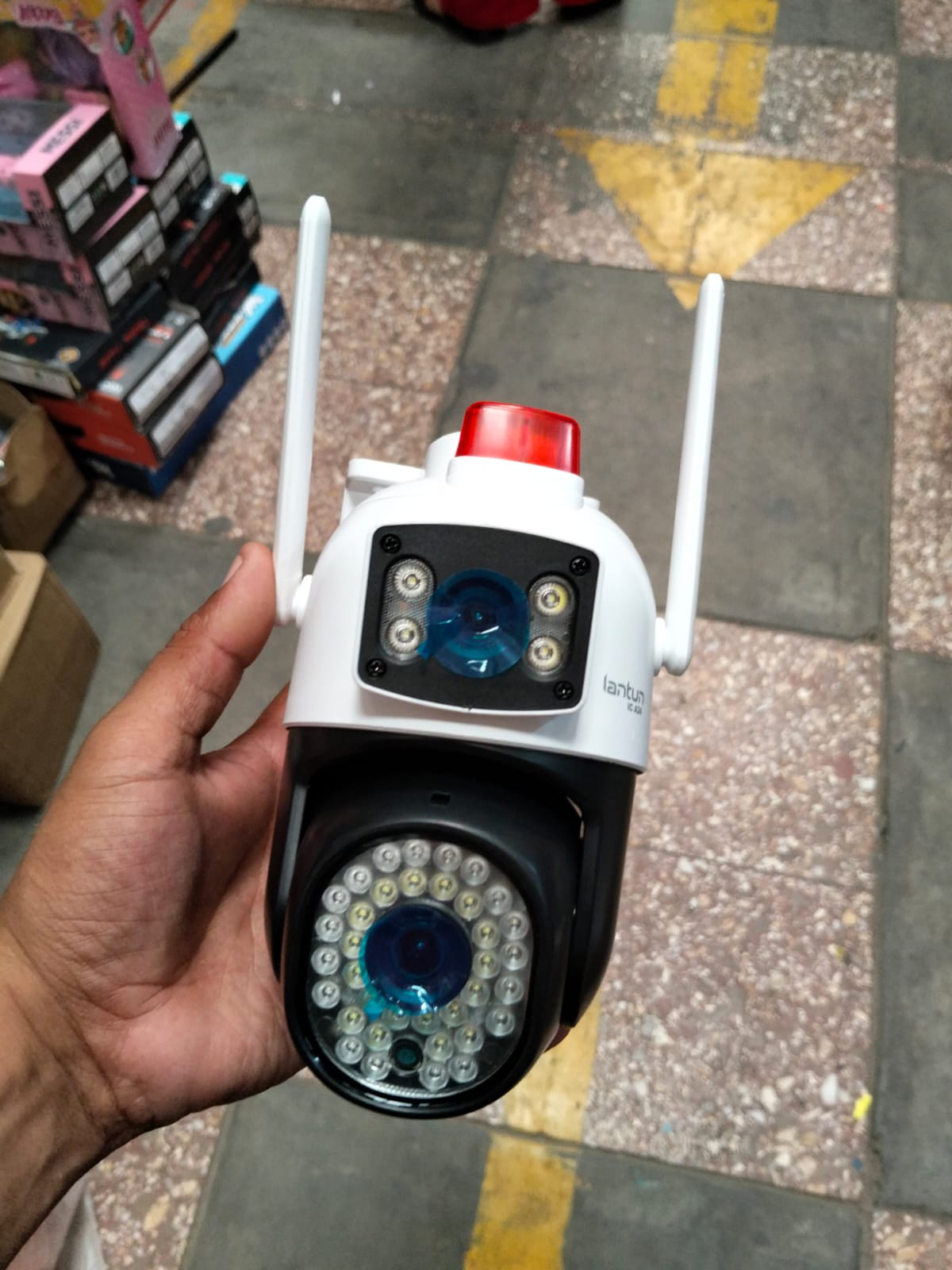 camara de seguridad doble lente  FUL HD Cod:1402