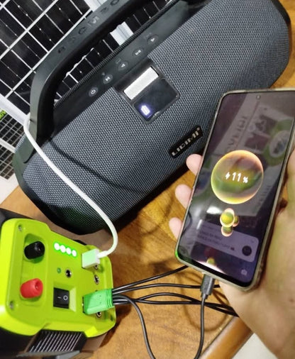 Kit solar portatil con panel solar COD:3153 COD:02