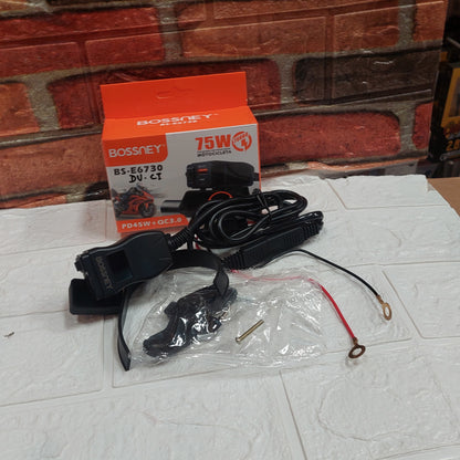 cargador de moto para celular  75W Cod:3222 Driver :01