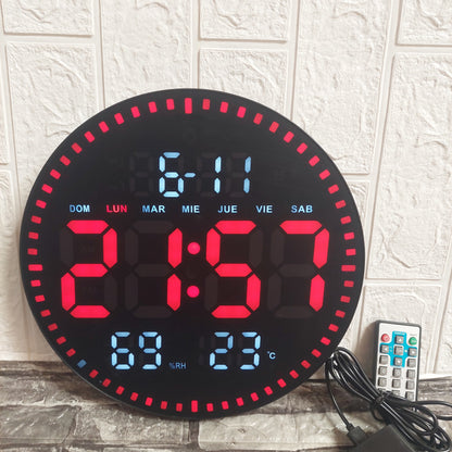 Reloj Digital de pared   con control  remoto Cod:3246 DRIVER :03