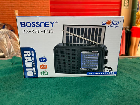 Radio FM/AM recargable  con panel Cod:1362 driver :03