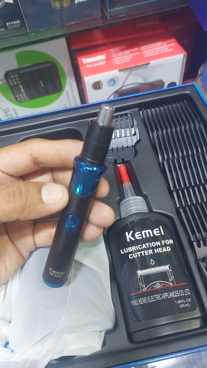 Maquina Cortar Pelo 4  en 1 
Kit Combo Barbero Kemei Cod:3340 Driver :02