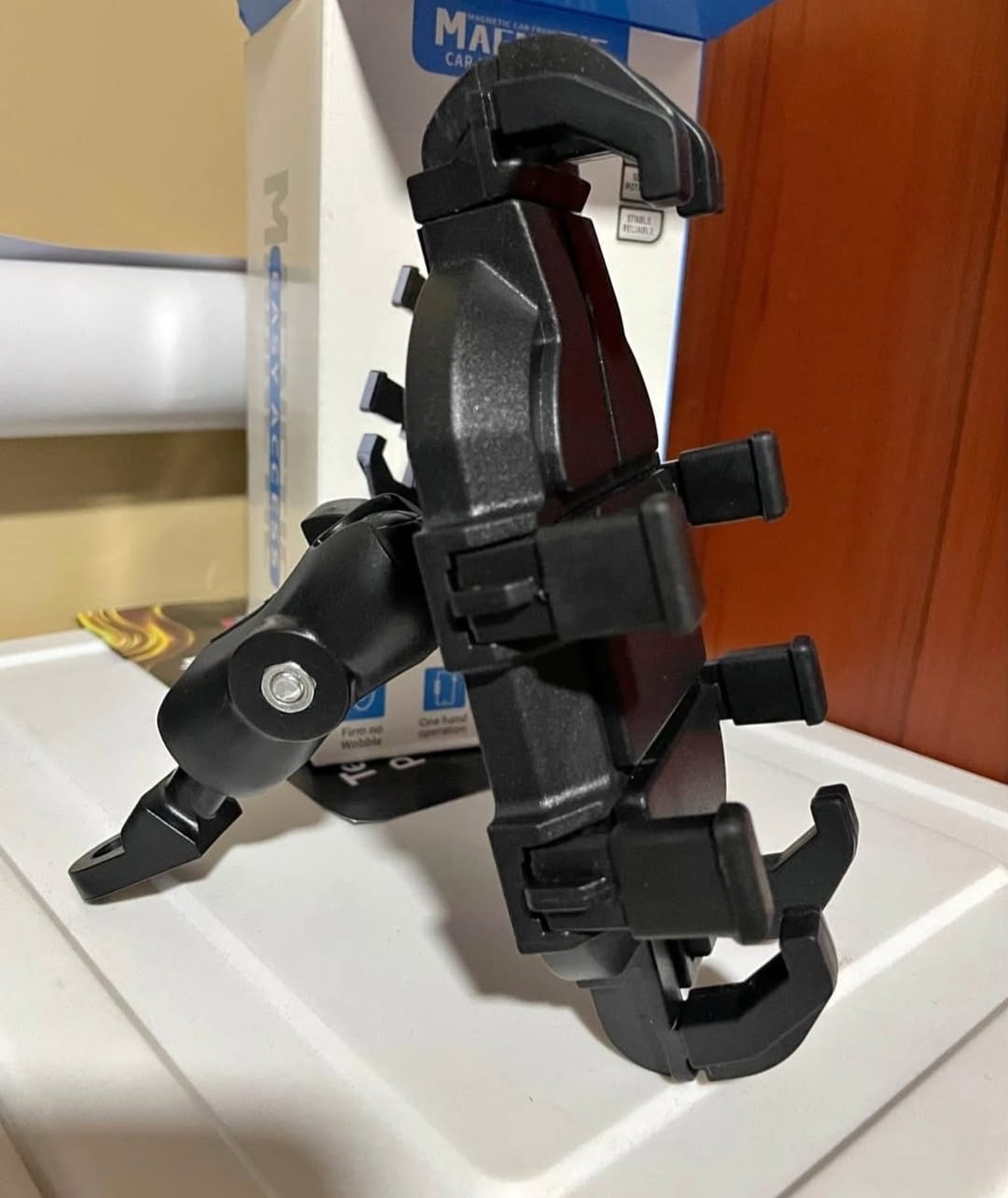 Soporte 8 garras para espejo  de moto Cod:3354 Driver :01