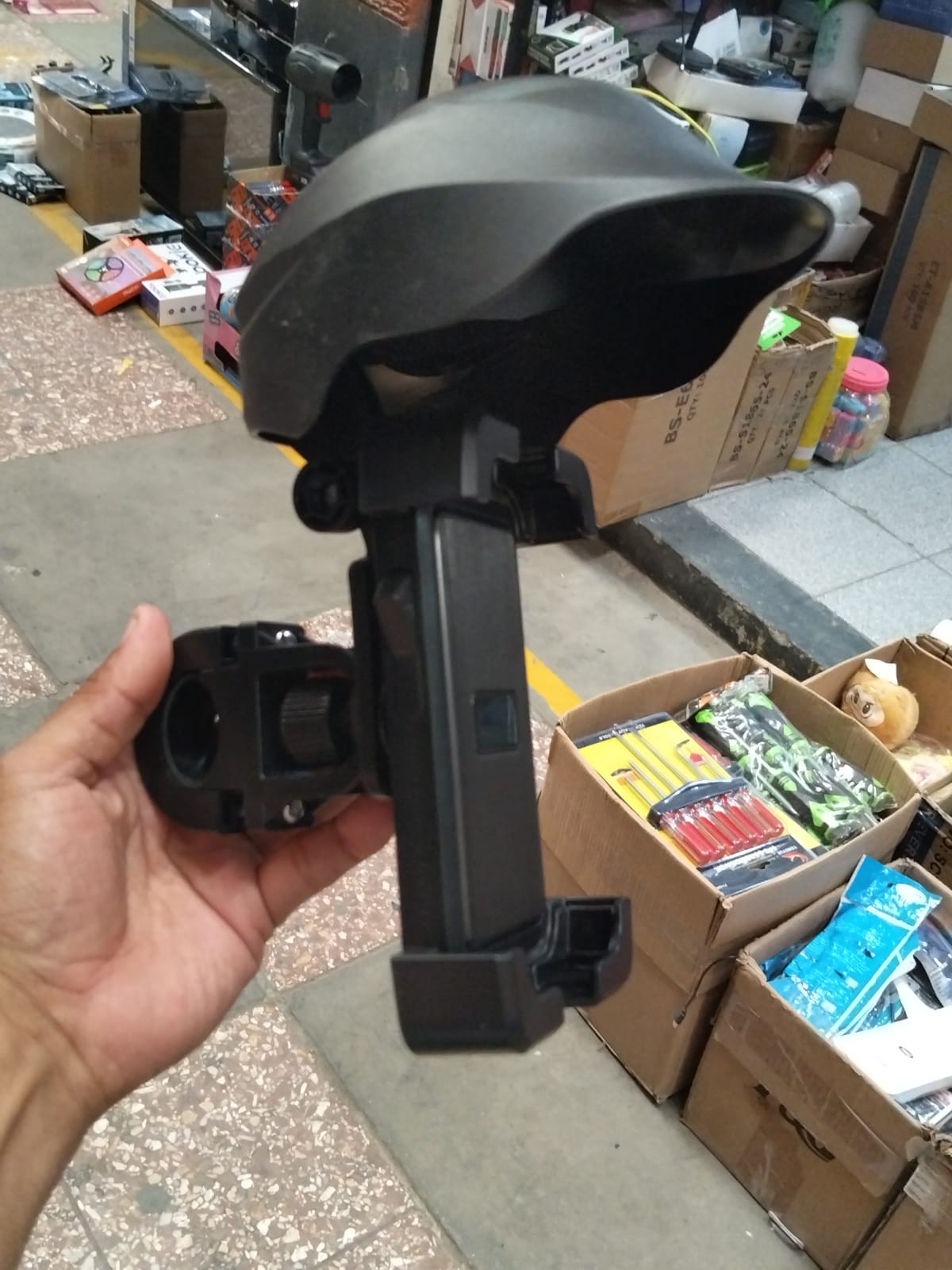 Soporte de celular para moto con casco Cod:1528 driver :01