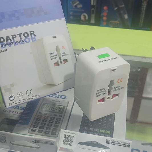 Adaptador enchufe universal Cod:6047 driver:05