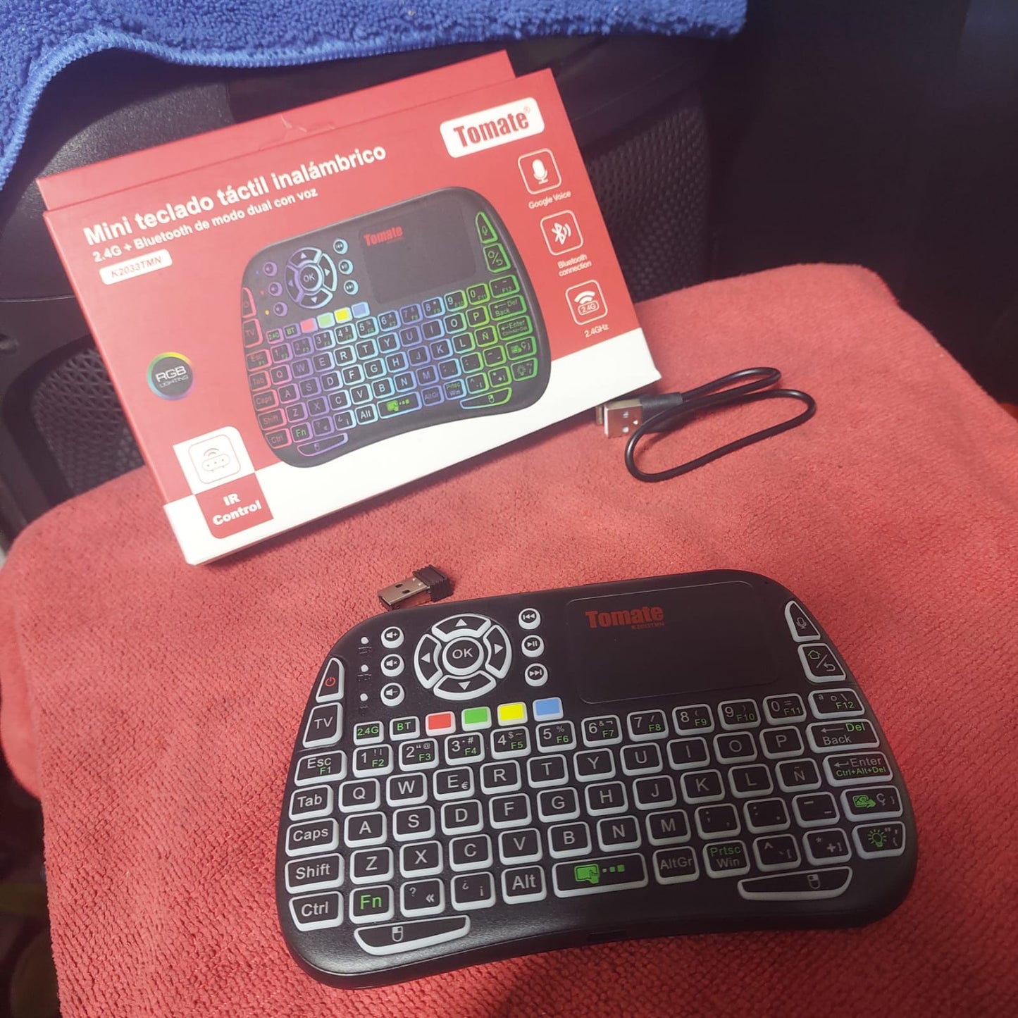 Mini teclado inalámbrico TV COD:3147 COD:02