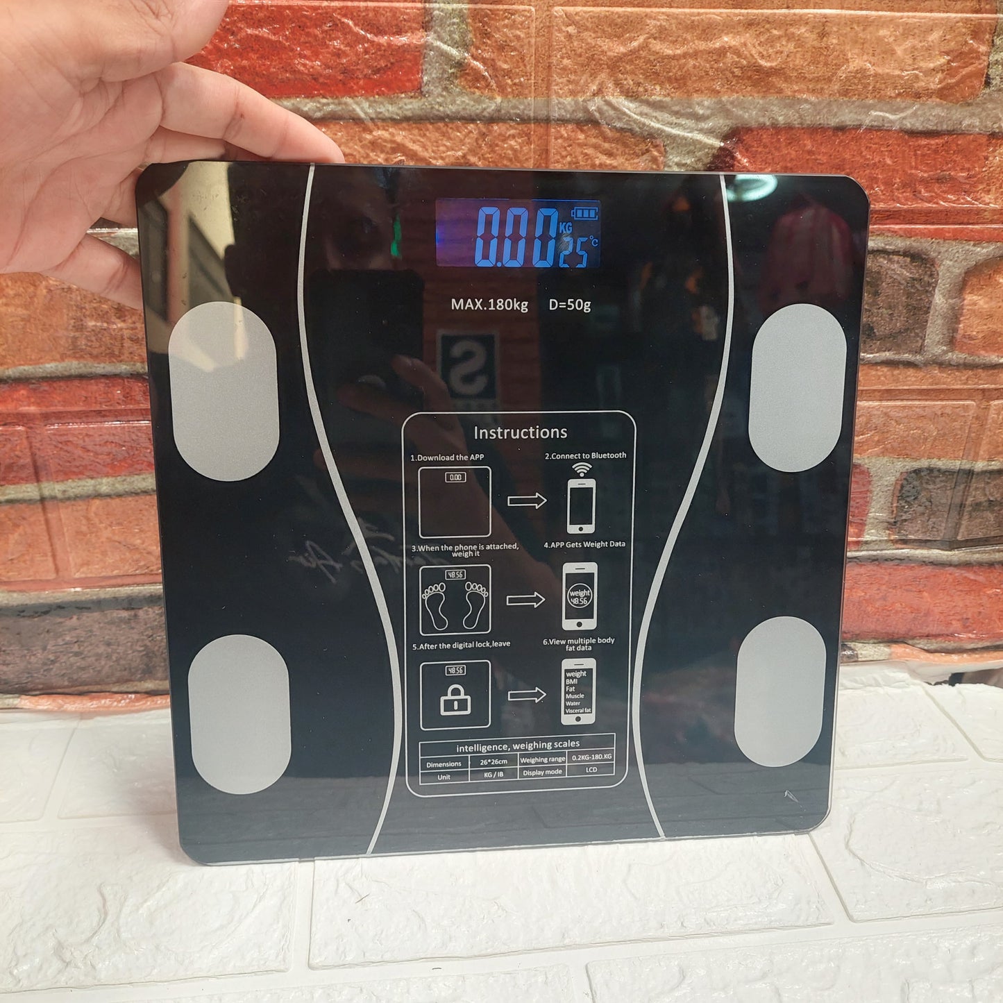 balanza digital  smart bluetooth Cod:3323 Driver 01