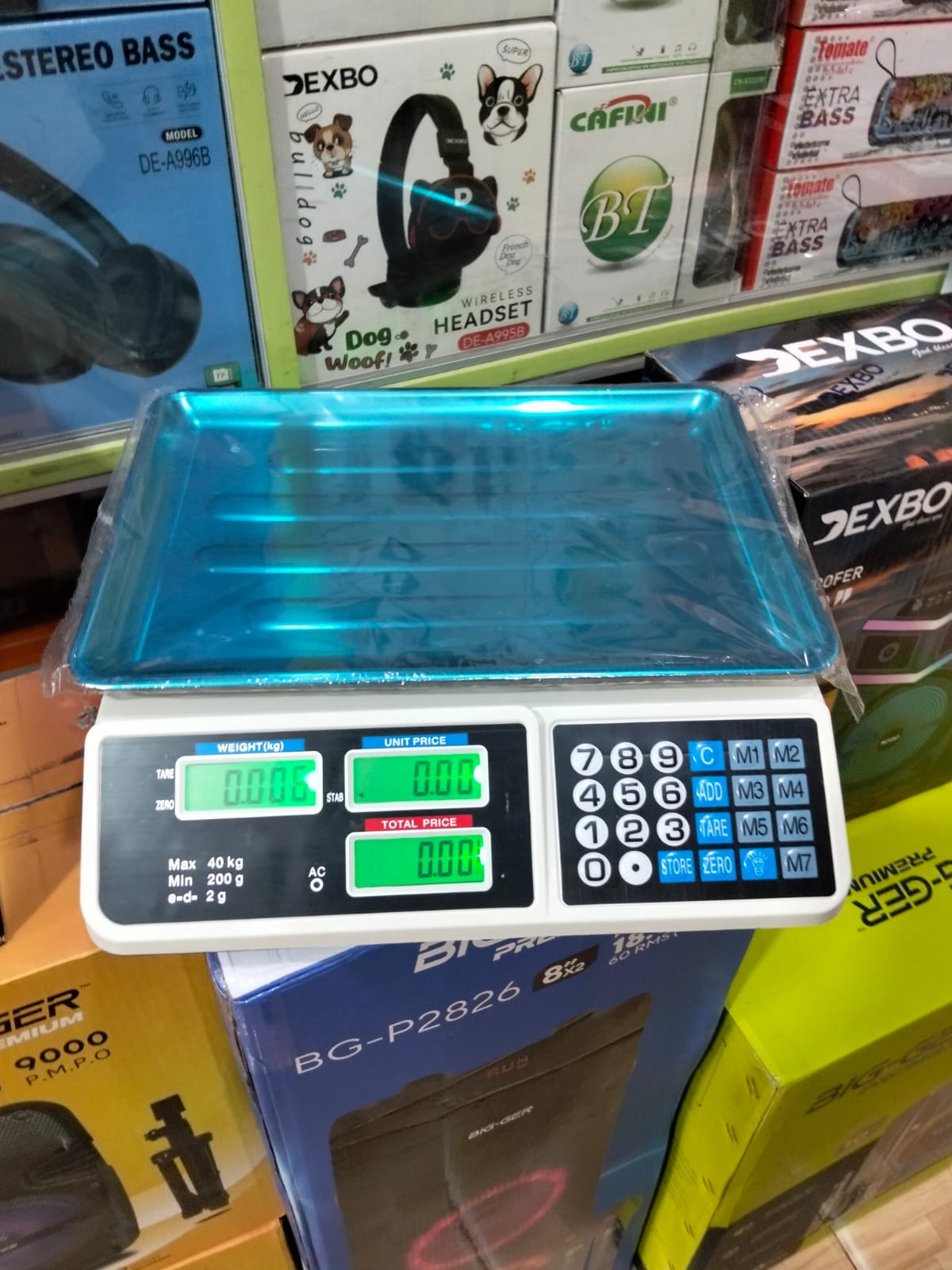 Balanza digital 40Kg recargable Cod:1426 driver :05