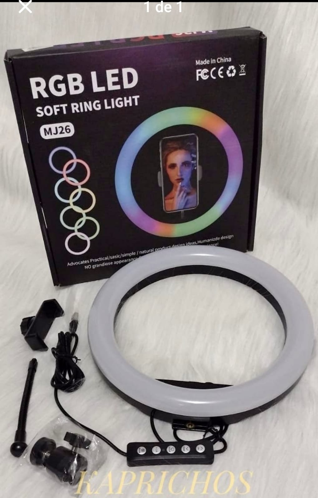 Aro led 30 cm  cod:3229 driver:01