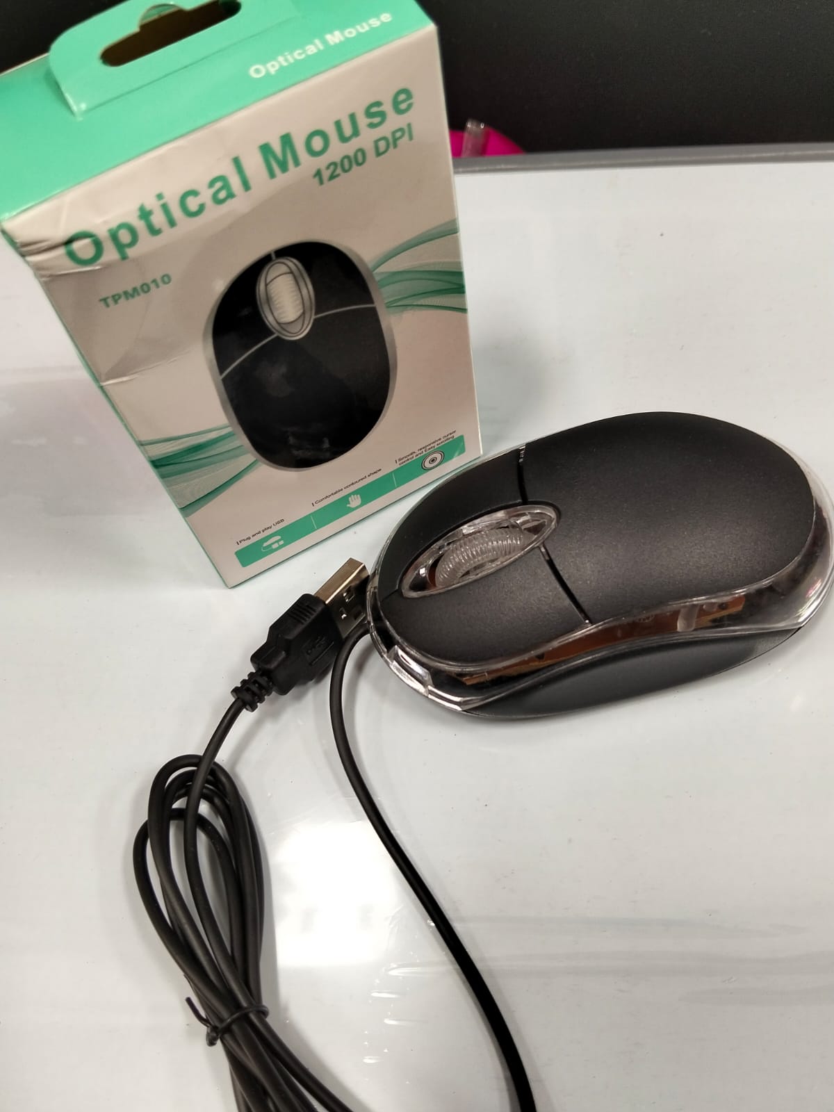 mouse optico de cable Cod:1237 driver:01