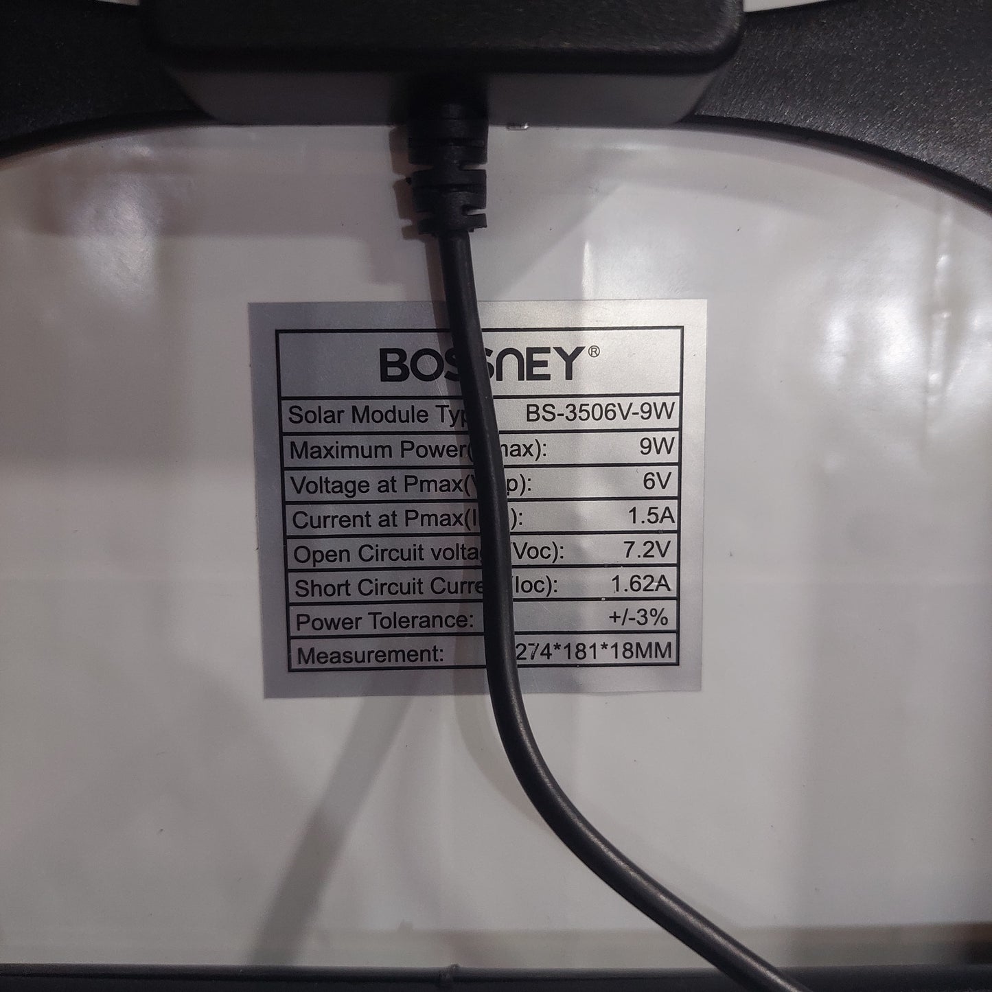 Panel solar 9W Cod:5066 Driver :1