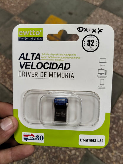 Memoria USB 32gb Cod:1436 driver:01
