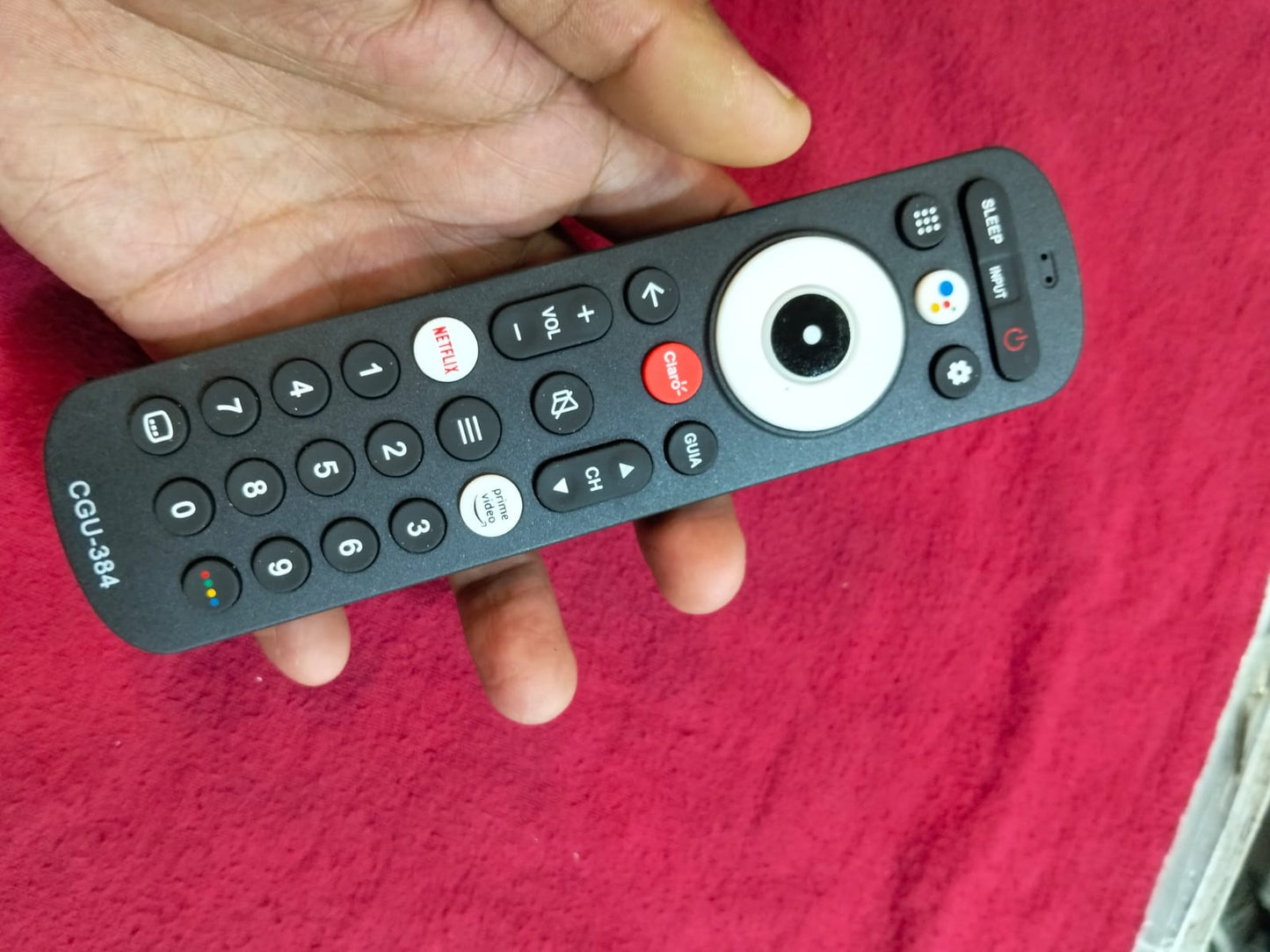 control remoto decodificador claro cod:1416 driver:03