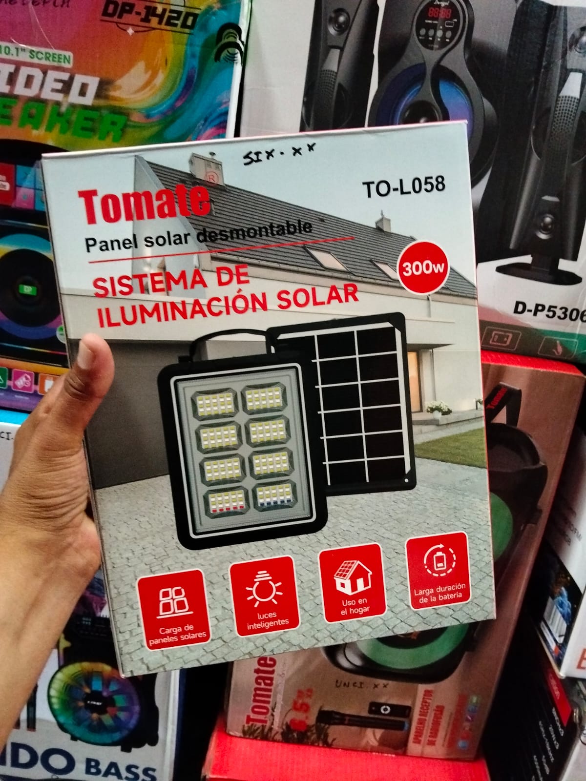 reflector solar portatil 300W Cod:1406 driver:01