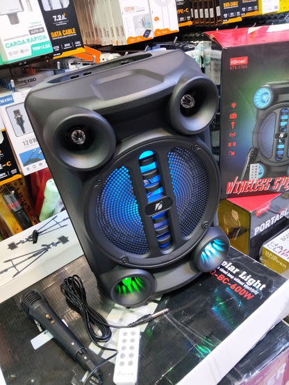 Parlante Bluetooth 8" con microfono Cod:3081 driver:02