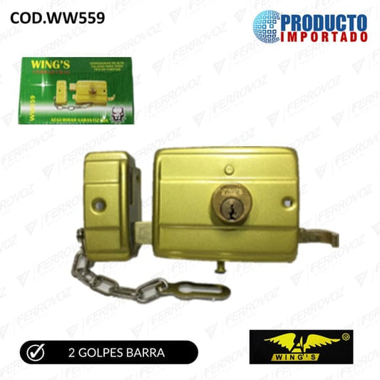 Chapa exterior 2 golpes Cod:1376 driver:04