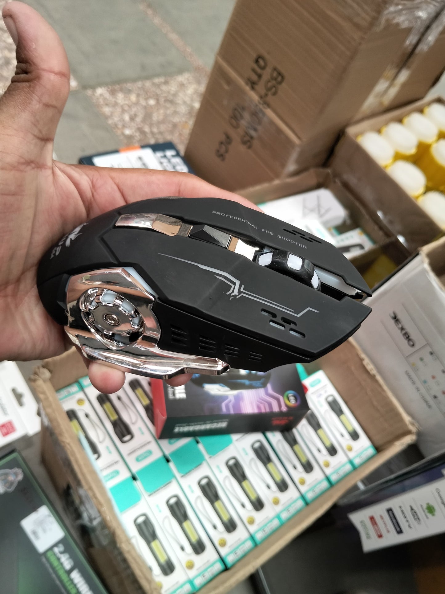 Mouse gamer inalambrico recargable Cod:1433 driver:01