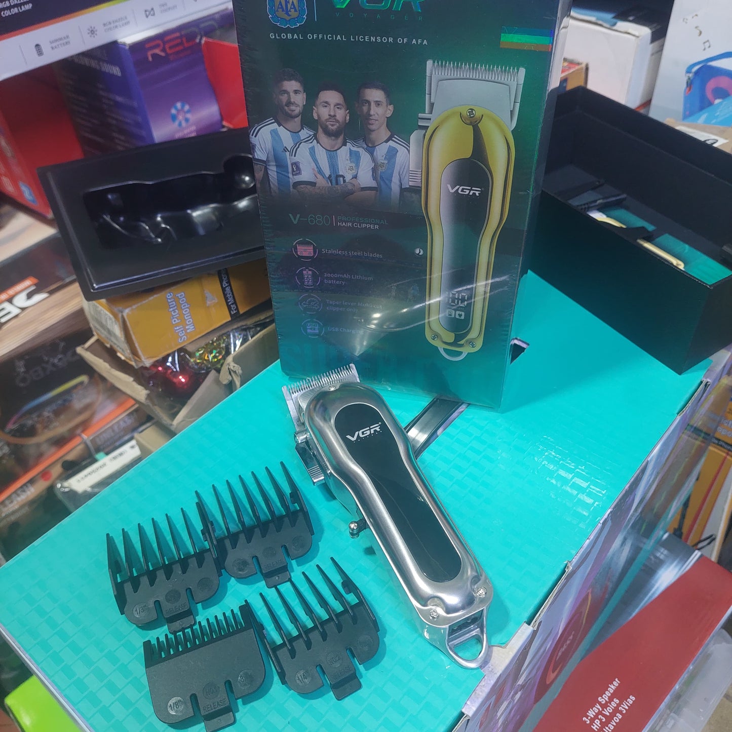 Maquina  inalambrica de cortar cabello profesional  Cod:1161 driver:02