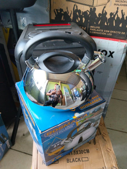 Tetera con Silbato acero inoxidable Cod:1312 driver :02