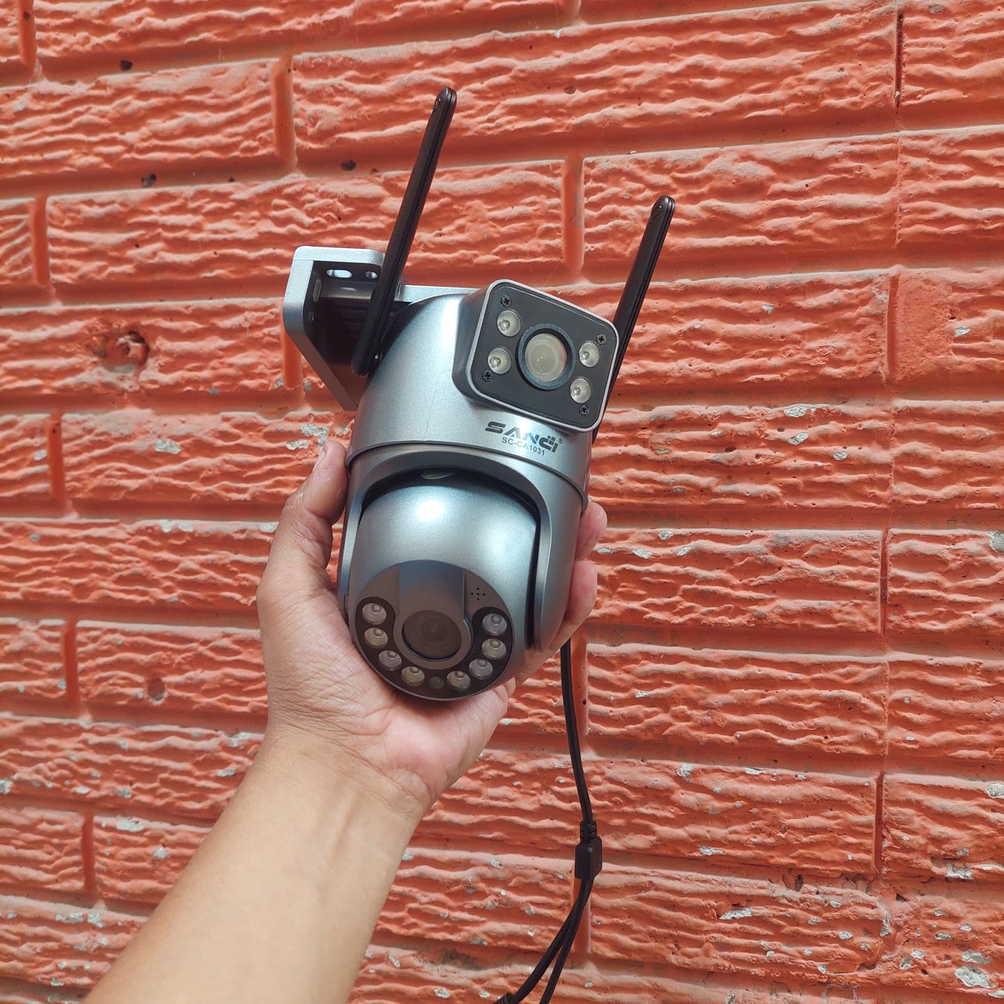 Camara de seguridad doble lente 4K Cod:1451 driver:03