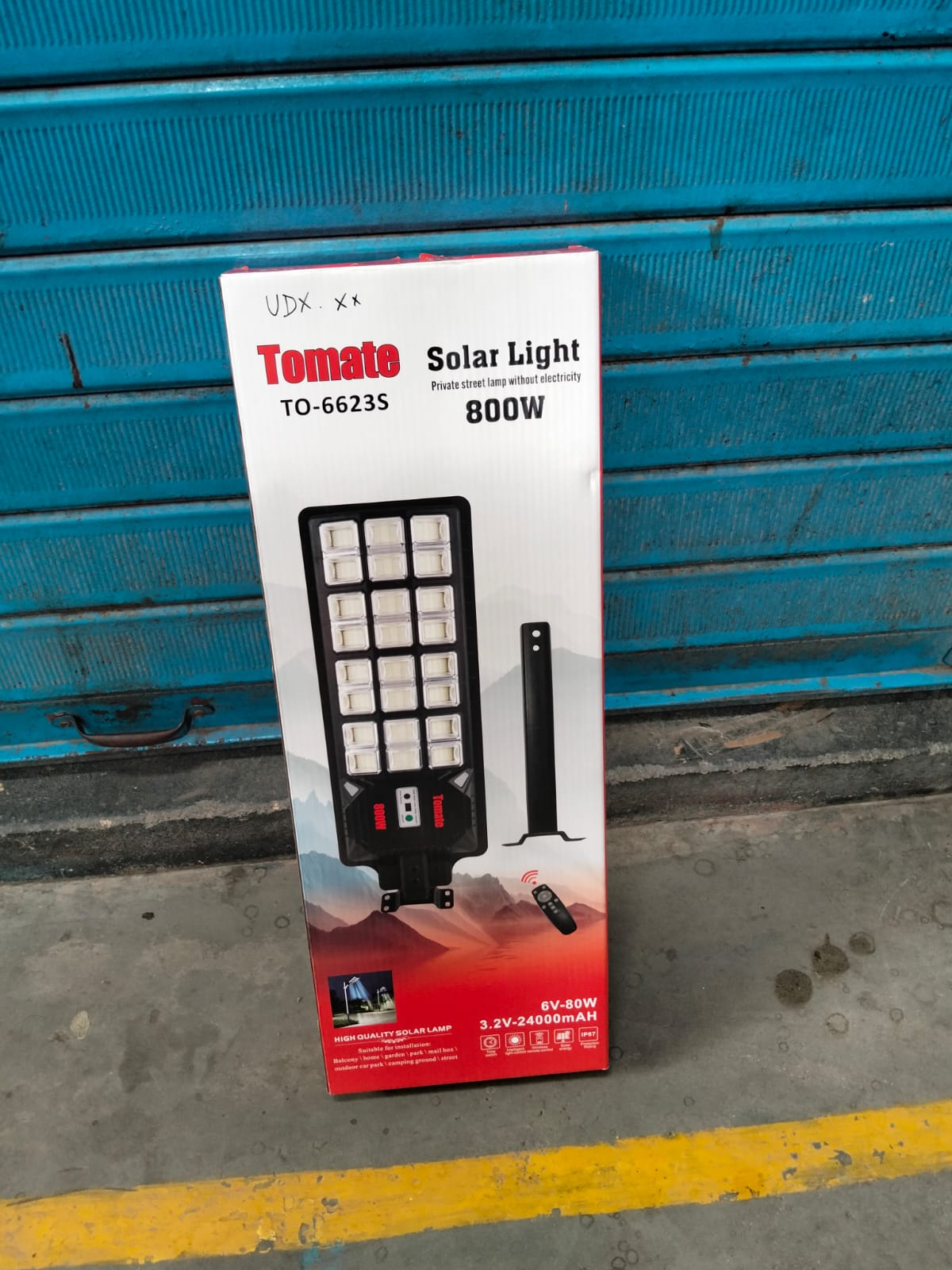 Iluminaria solar 800W cod:1314 driver :01