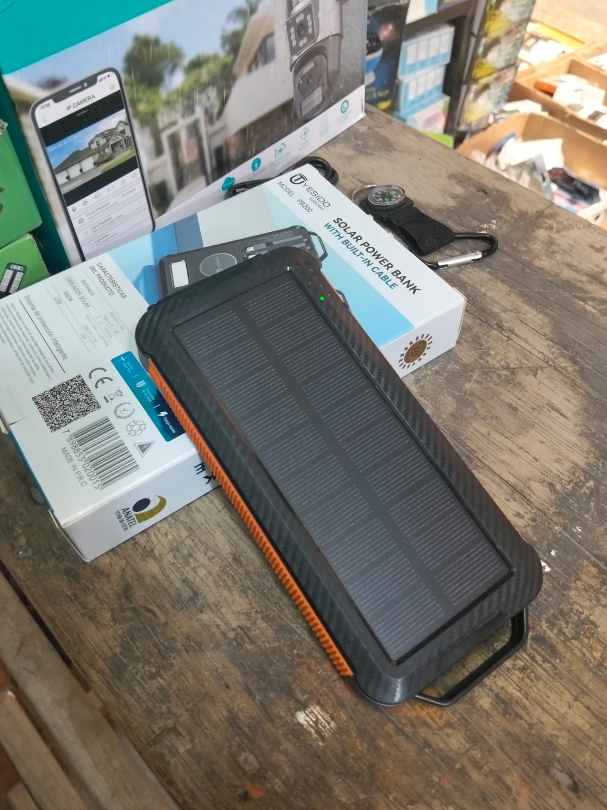 Bateria portatil  solar 30000mah cod:1552 driver:01