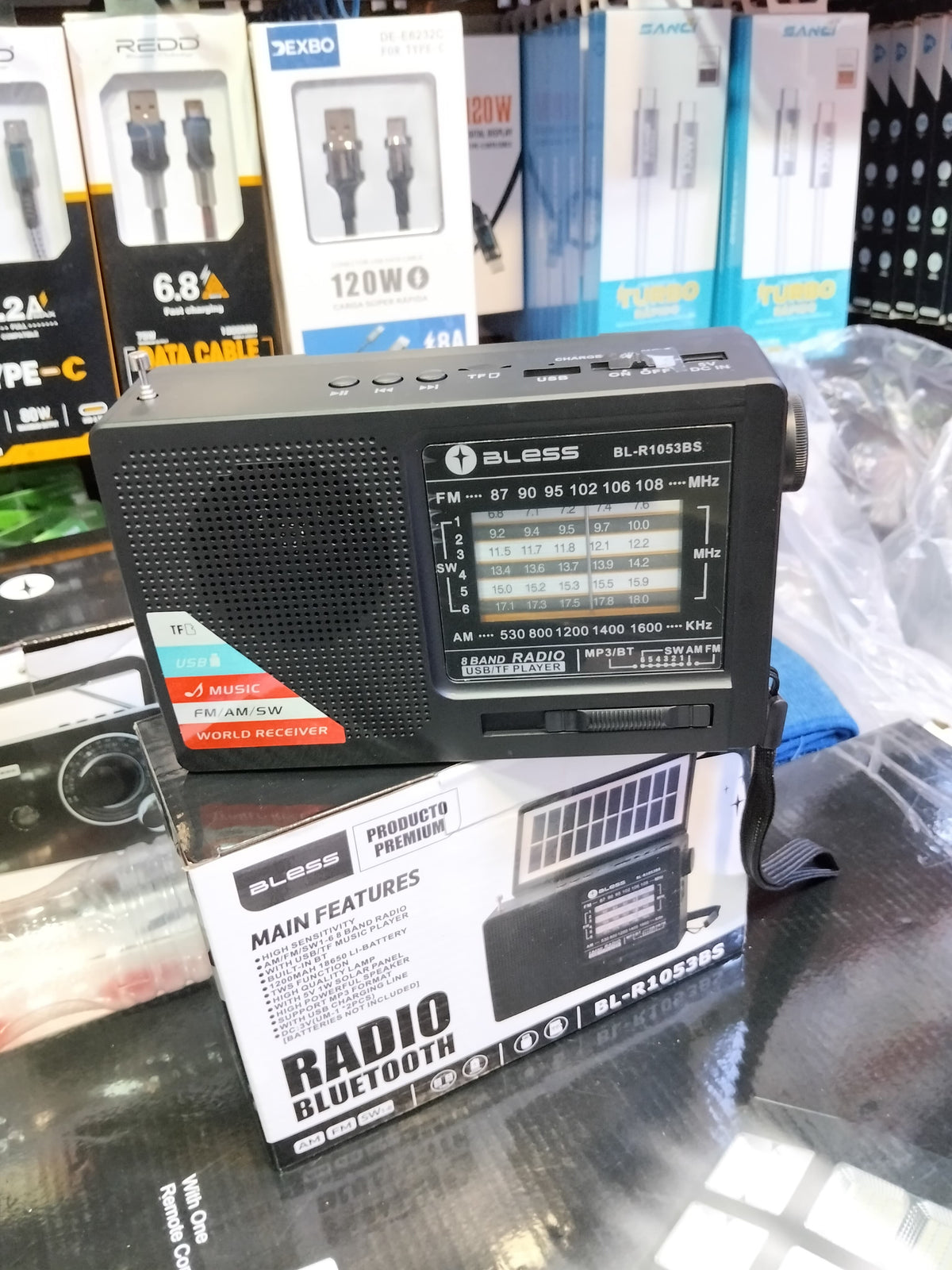 Radio FM/Am solar a pilas Cod:3073 driver :02