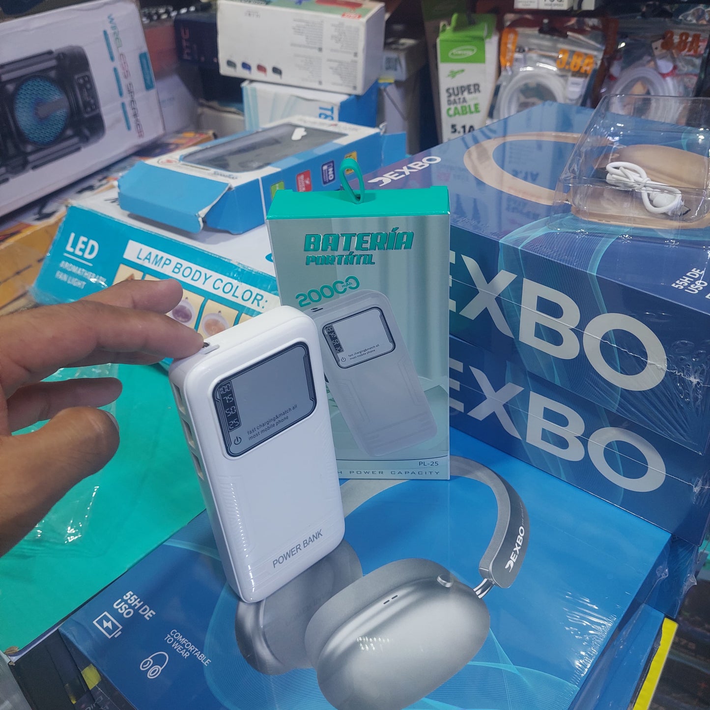 bateria portatil 20000mah Cod:1195 driver :01,02
