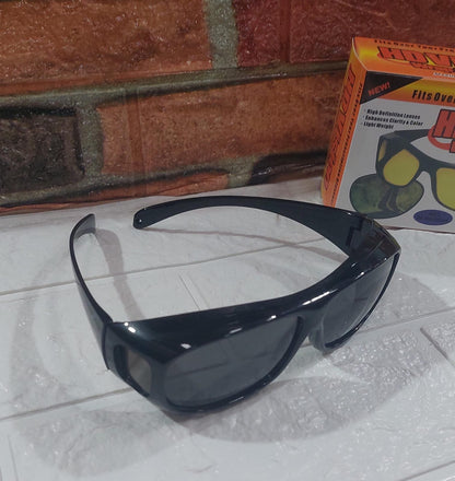 Lentes HD Gafas Día y Noche con Super Visión para Manejo Cod:3363 Driver :01