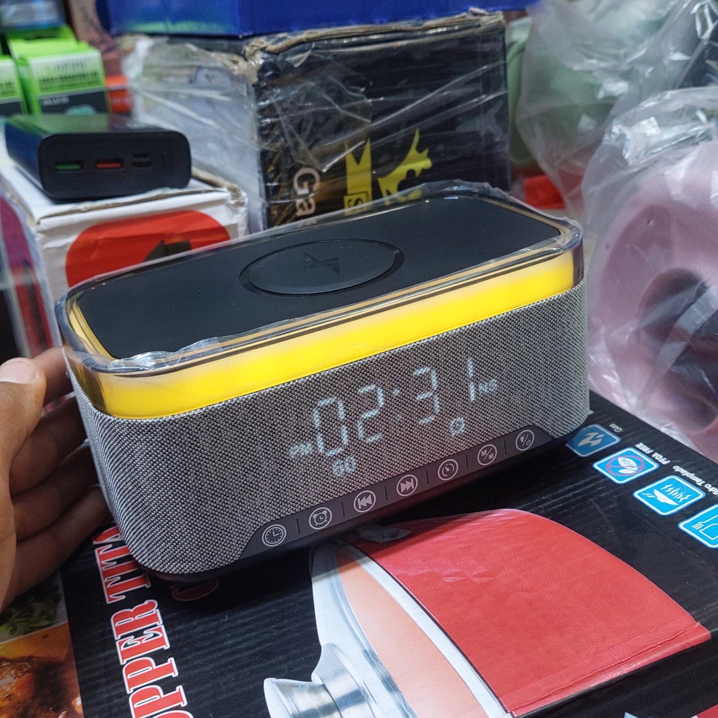 Parlante bluetooth despertador Cod:3169 COD:02