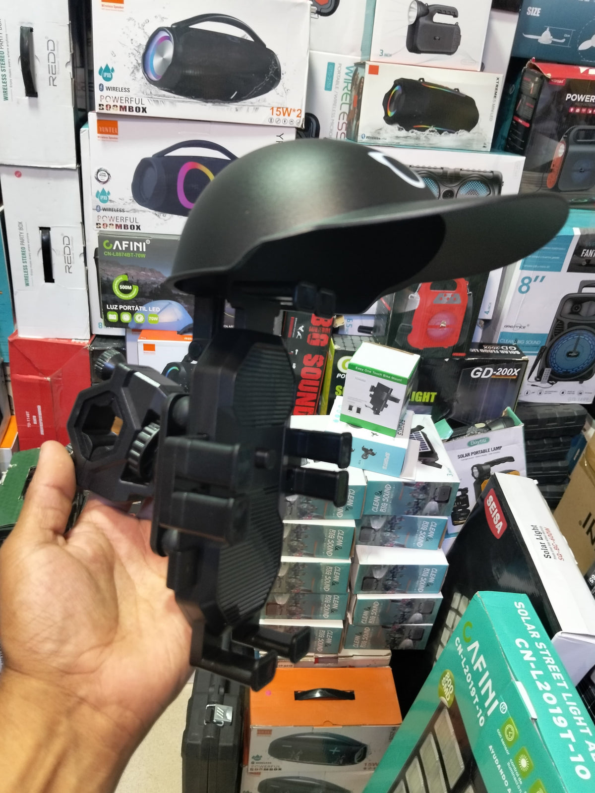 soporte de celular antivibracion para moto  Cod:3009 driver:02