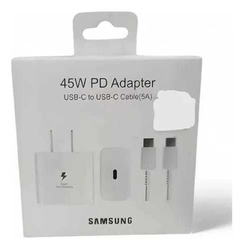 cargador Tipo  C a C 45W para celulares Samsung Cod:1598