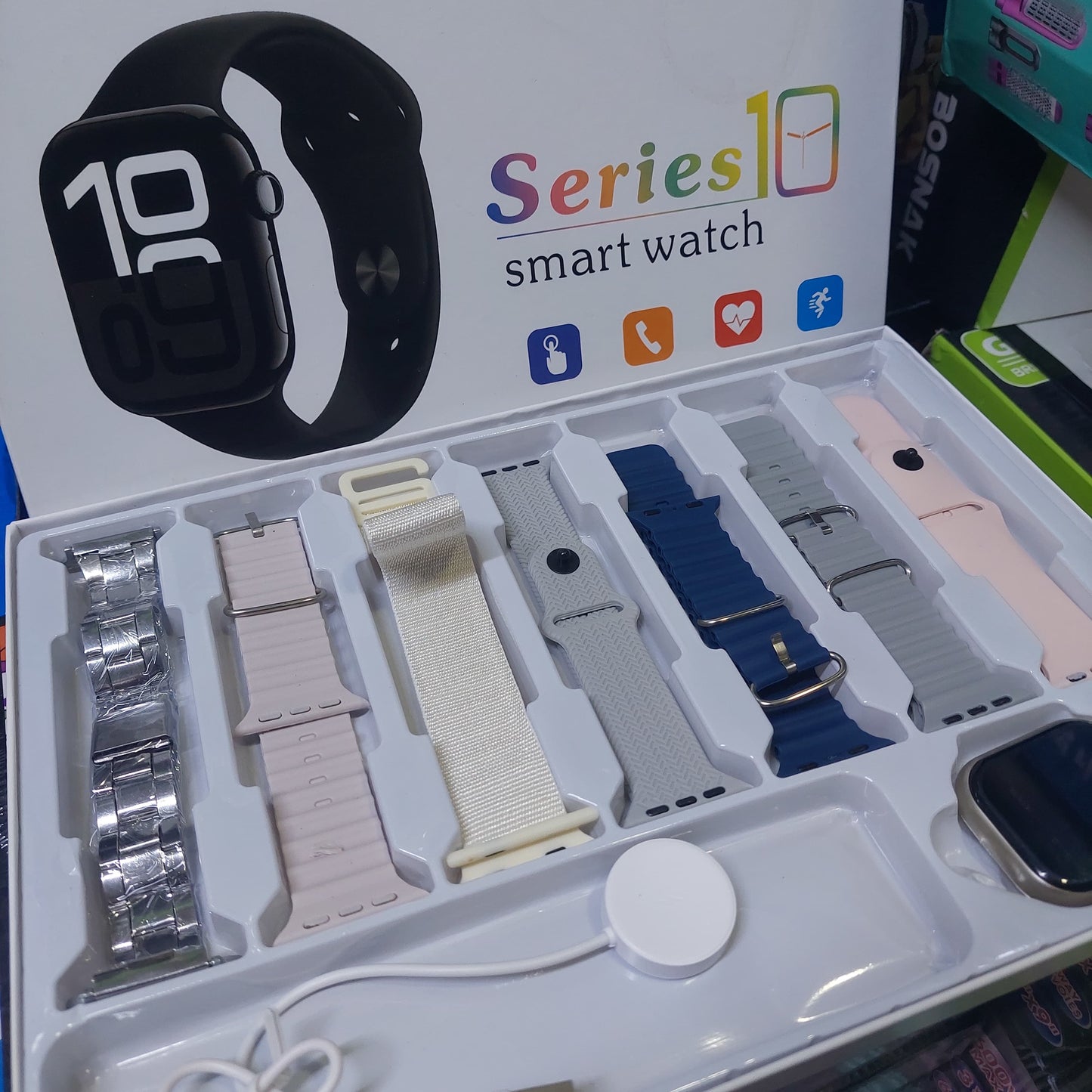 Reloj smartwacht 7 correas Cod:4459 Driver :02