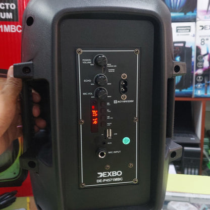 Parlante Bluetooth 8" 10W trabaja directo a la corriente con microfono Inalambrico Cod:6088 driver:05