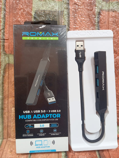 Hub Usb 4 Puertos  Cod:1327 driver :02
