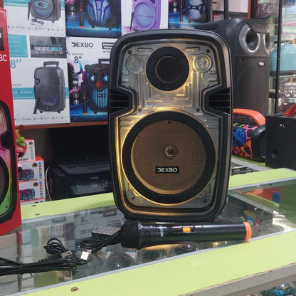 Parlante Bluetooth 8" 10W trabaja directo a la corriente con microfono Inalambrico Cod:6088 driver:05