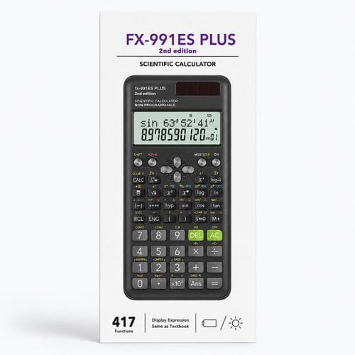 Calculadora científica 417 funciónes Cod:3019 driver :03