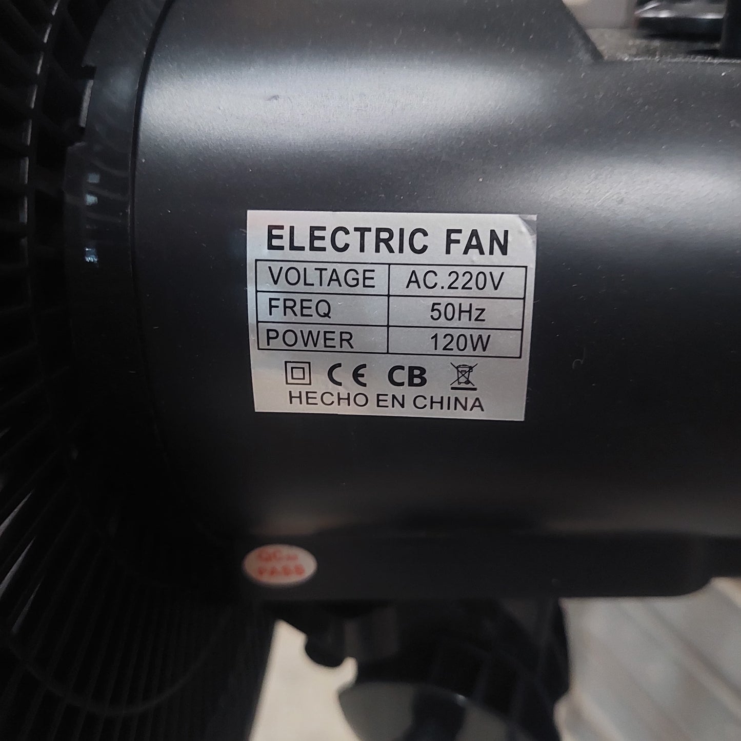 Ventilador pedestal 120W Cod:6010 driver :01