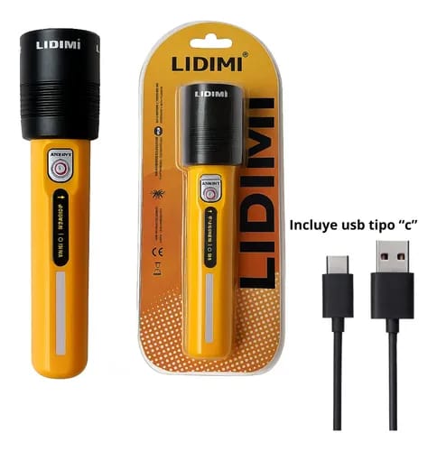 Linterna recargable 10W Cod:1324 driver:27 driver:02