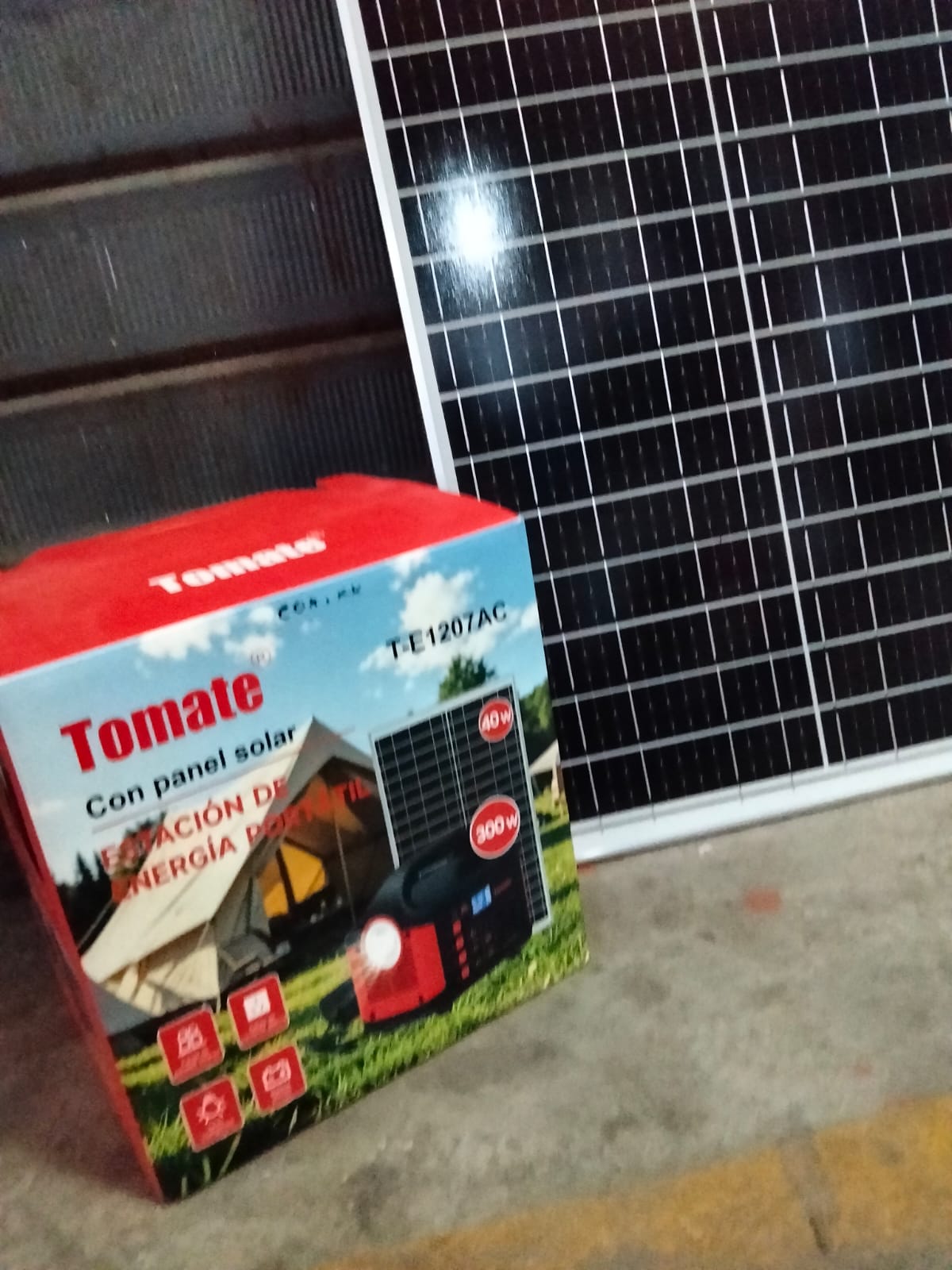 kit solar 300W con panel solar Cod:1450 driver:01