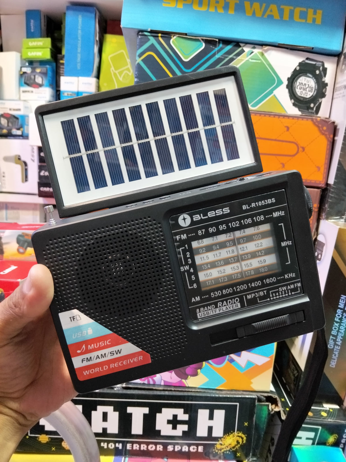 Radio FM/Am solar a pilas Cod:3073 driver :02