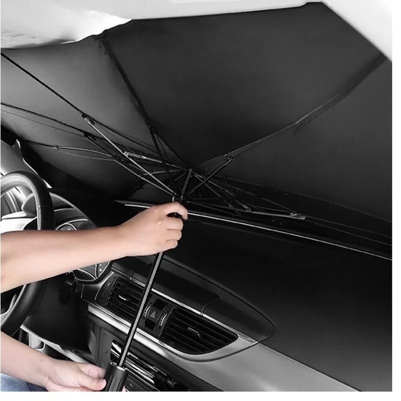 Tapasol Plegable Auto Tipo Sombrilla Fácil De Usar Y Guardar Cod:3386 Driver :01