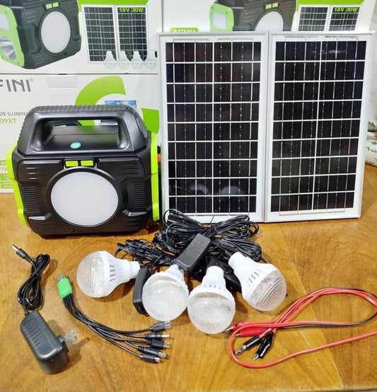 Kit solar portatil con panel solar COD:3153 COD:02