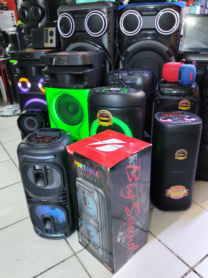 Parlante Bluetooth 8" con microfono Cod:3075 driver:02